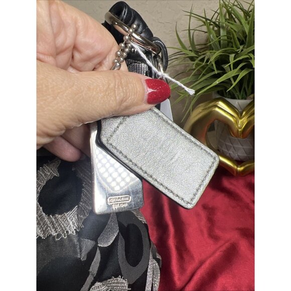 Coach(2010) Kristin Signature C Embroidered Op Art Shoulder Crossbody Bag - Picture 6 of 13